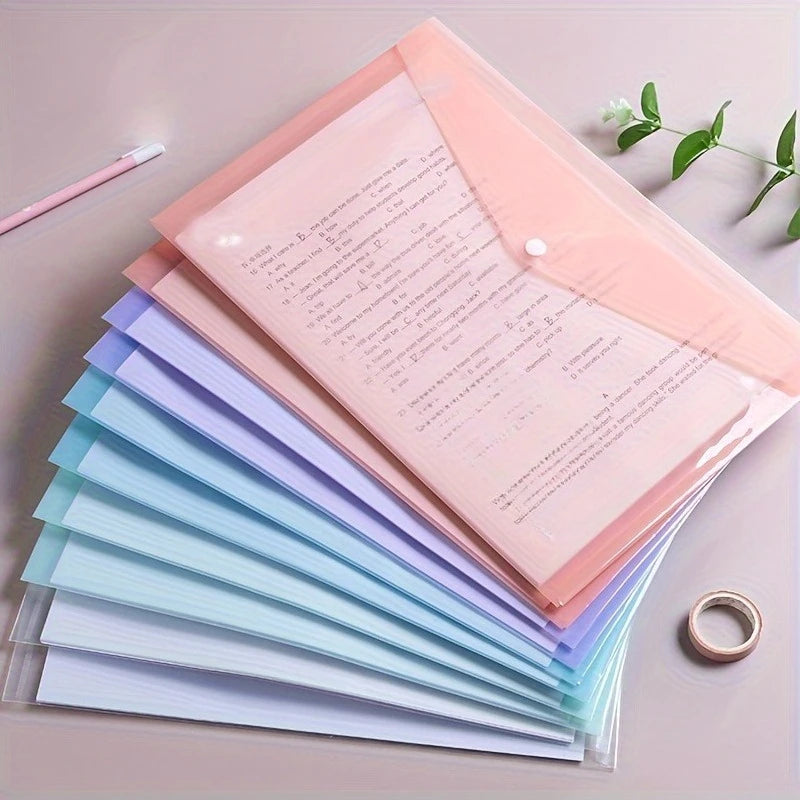 A4 Plastic File Folders